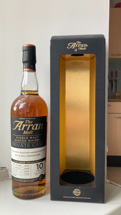 Arran 2004 10 years old - Private Cask for Gall & Gall Cardholders - Original bottling  - b. 2015  - 70cl