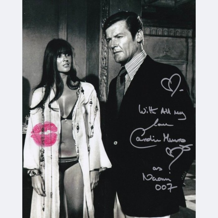 James Bond 007: The Spy Who Loved Me - Signed and Kissed by Caroline Munro (Naomi)