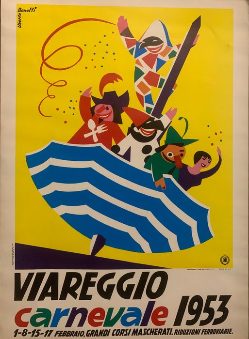 Bonetti Uberto - Carnevale di Viareggio - 1950-luku