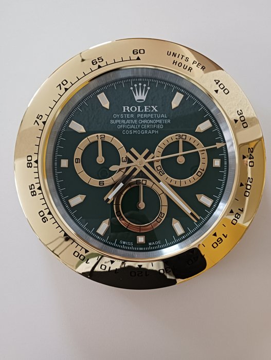 Wall clock - Rolex brand wall clock dealer - Aluminum glass - 2020+