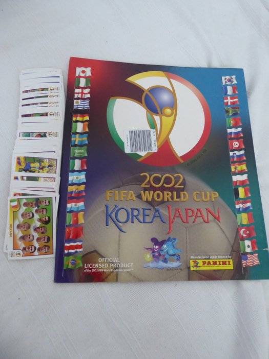 Panini - World Cup Korea/Japan 2002 - Empty album - 114 Loose stickers