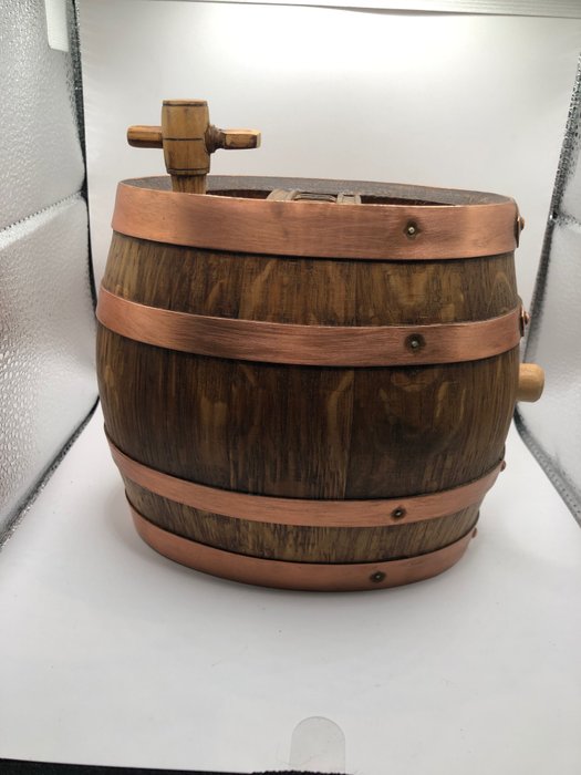 ph foulon m.o.f - 工作台圆桶 - 桶桶+6个小杯 - 木, 橡木, 铜