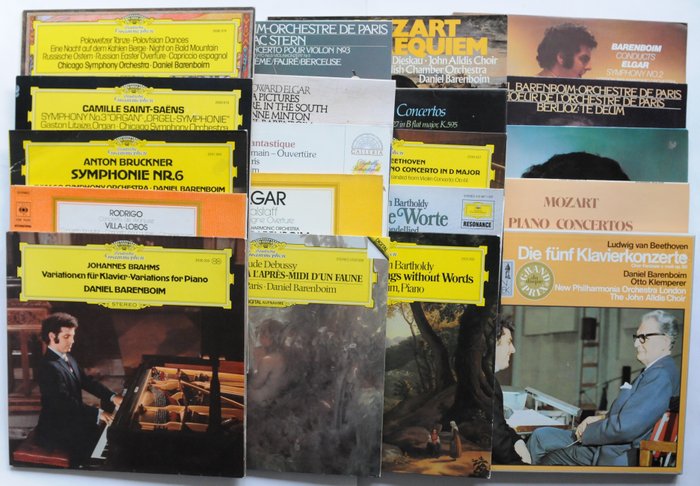 Daniel Barenboim - Various Titles and Performers - Acetate - 1976