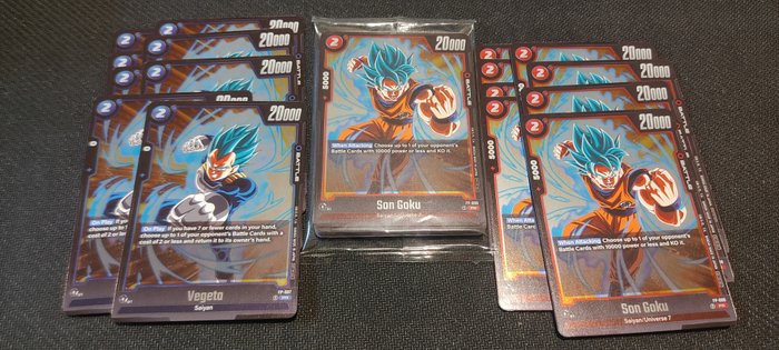 Bandai - 32 Card - Dragon Ball - Son Goku, Vegeta - Dragon ball super fusion world
