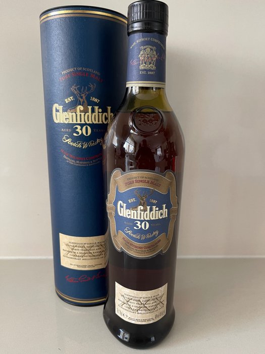 Glenfiddich 30 years old - XXX - Original bottling  - b. 2000-talet - 70 cl