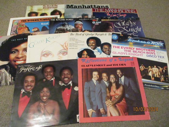 Manhattans, Gladys Knight, The Ritchie Family - Funk / Soul Collection - Diverse Titel - LP-Alben (mehrere Objekte) - 1975