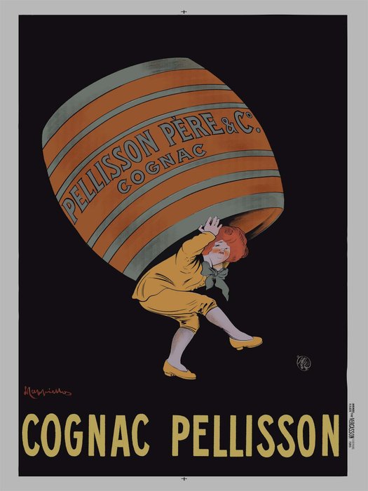 Leonetto Cappiello - Cognac Pellisson - Década de 1950