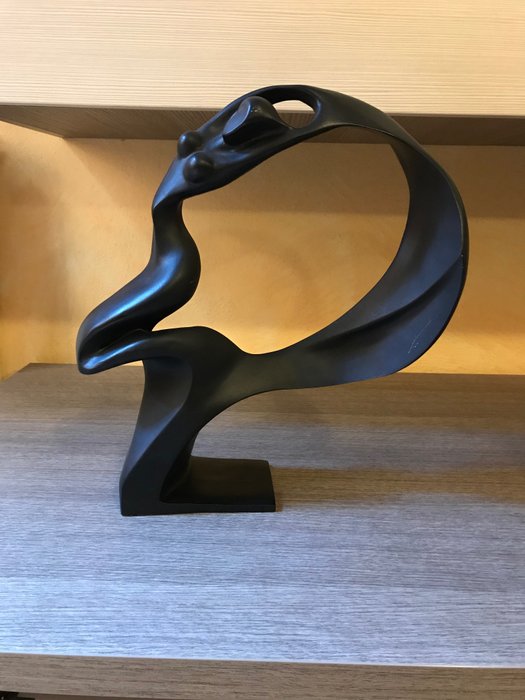 Rzeźba, donna - 35 cm - Ceramika - 2000