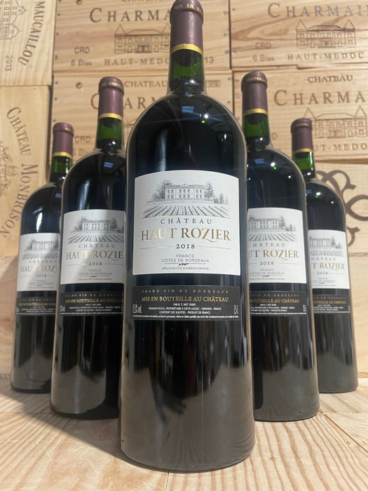 2018 Château Haut Rozier - Bordeaux - 6 Magnum (1,5l)
