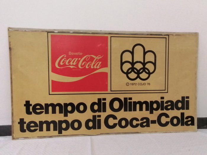 Coca-Cola - Werbeschild (1) - Plastik