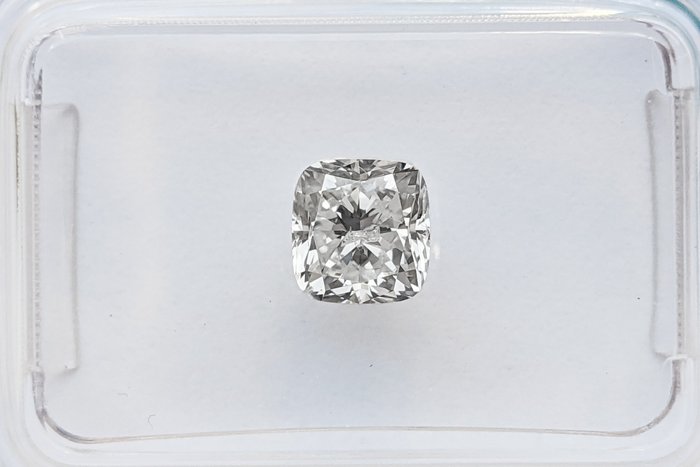 Diamant - 0.92 ct - Kissen - E - SI2