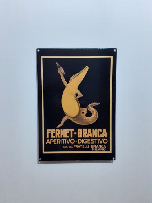 Flli. Branca Milano - Enseigne publicitaire (1) - Fer (fonte/fer forgé)