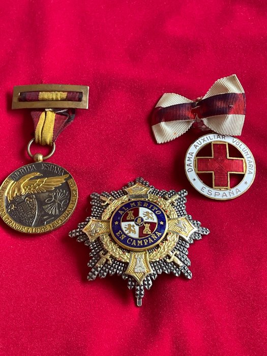 西班牙 - 奖章 - WW2 civil spanish war franco era medals