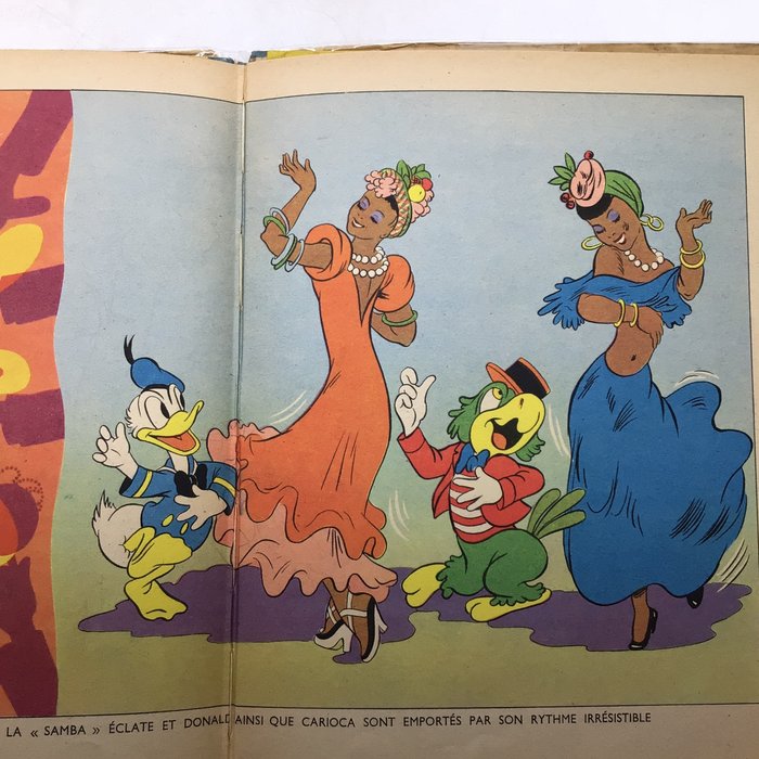Walt Disney - Saludos Amigos! Bounjour mes Amis (in dustwrapper) - 1947