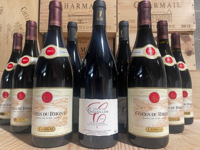 2011 E. Guigal Domaine le Cascaillon 2019 - 罗纳河谷 - 12 Bottles (0.75L)