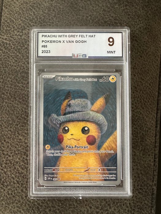 Pokémon - 1 Graded card - Pikachu With Grey Felt Hat - UCG 9