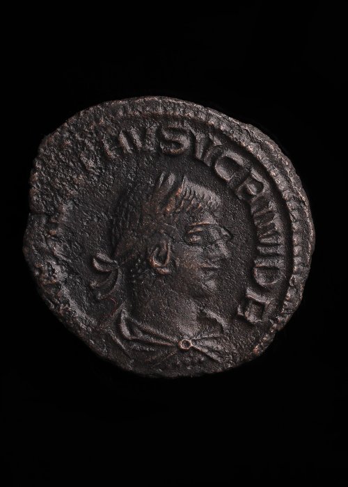 Muinainen Rooma Pronssi Antoninianus Vabalathuslainen ja Aurelianus
