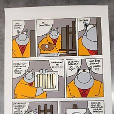 Geluck, Philippe - 1 Silkscreen - Le Chat - 50ème anniversaire de la SIAT - 2006 Comic Art