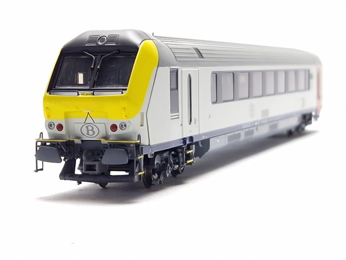L.S.Models H0 - 43 050-1 - Machetă tren transport călători (1) - Mașină de control I11 BDx - NMBS