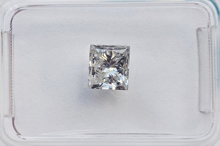 Diament - 0.99 ct - princessa - I - SI2 (z nieznacznymi inkluzjami)