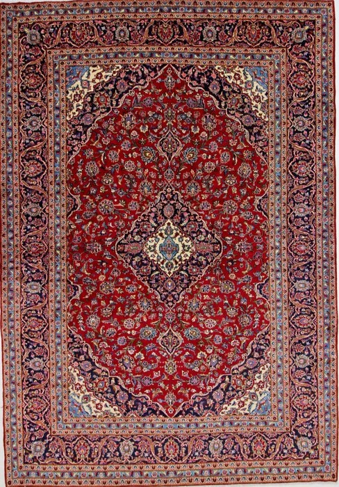 卡尚波斯细 - 地毯 - 358 cm - 248 cm