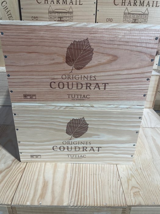 2014 Les Origines COUDRAT Cuvée Merlot - Bordéus, Blaye - 12 Garrafas (0,75 L)