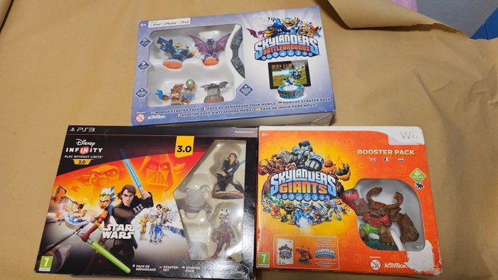 Acrivision - 2X Skylanders Giants (used) and Battlegrounds (sealed) and disney infinity 3.0 sealed - ps3 / wii - Joc video (3)