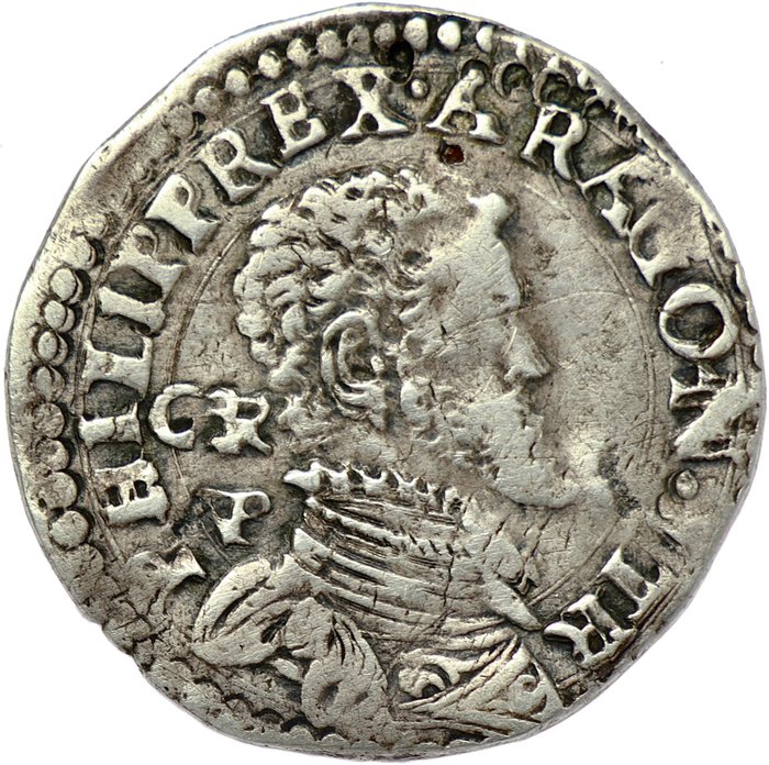 意大利，那不勒斯王國. Felipe II (1556-1598). Tari n.d. (1568-1587)