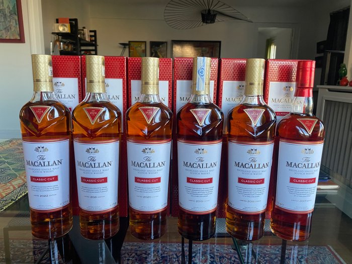 Macallan - Classic Cut 2017-2022 - Original bottling  - 700 ml - 6 bottles