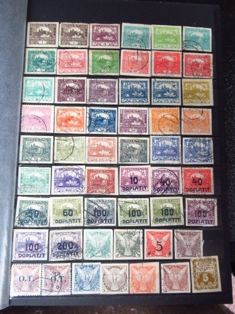 Checoslovaquia  - colección avanzada de sellos