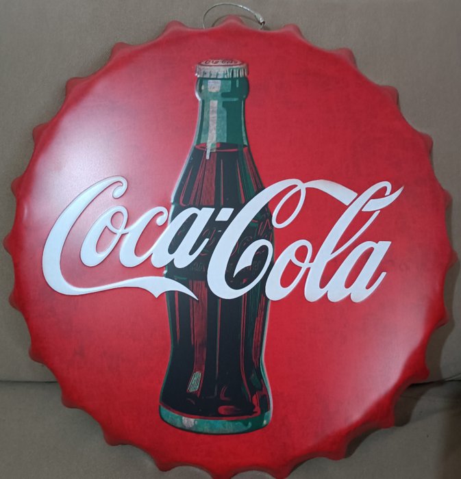Coca-Cola Coca cola - Reklameplakat (1) - Aluminium, Stål
