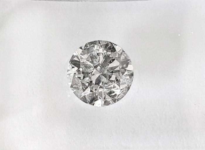 鑽石 - 1.01 ct - 圓形 - I1