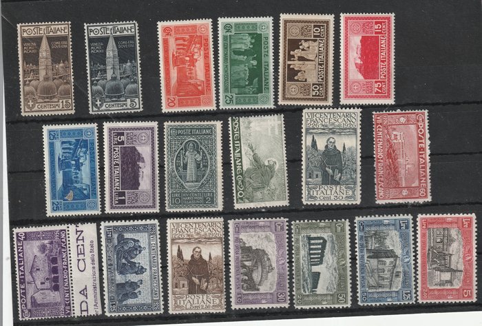 Italy Kingdom 1912/1931 - 1912/1921 Italy Kingdom 4 new complete sets with intact original rubber MNH** cat € 830