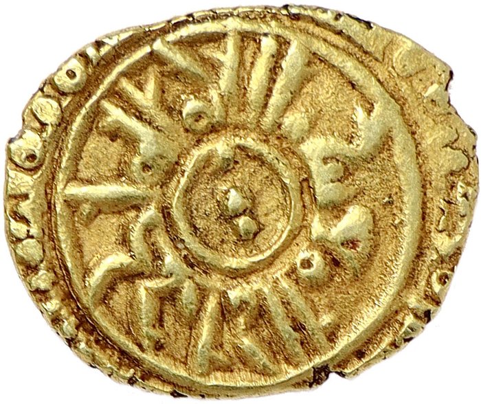 Italien - kungariket av Sicilien. Ruggero II. Tari d'oro n.d. (ca. 1130-40)