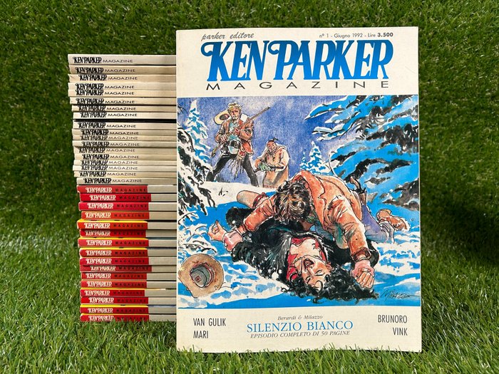 Ken Parker Ken Parker Magazine nn. 1/36 + Abraham Stone - Completa - 36 Album - 第一版 - 1992