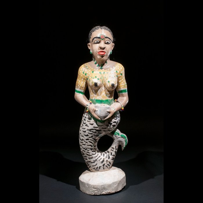 Mami wata - Déesse de l'eau - Grande statue d'autel - Fon - Bénin