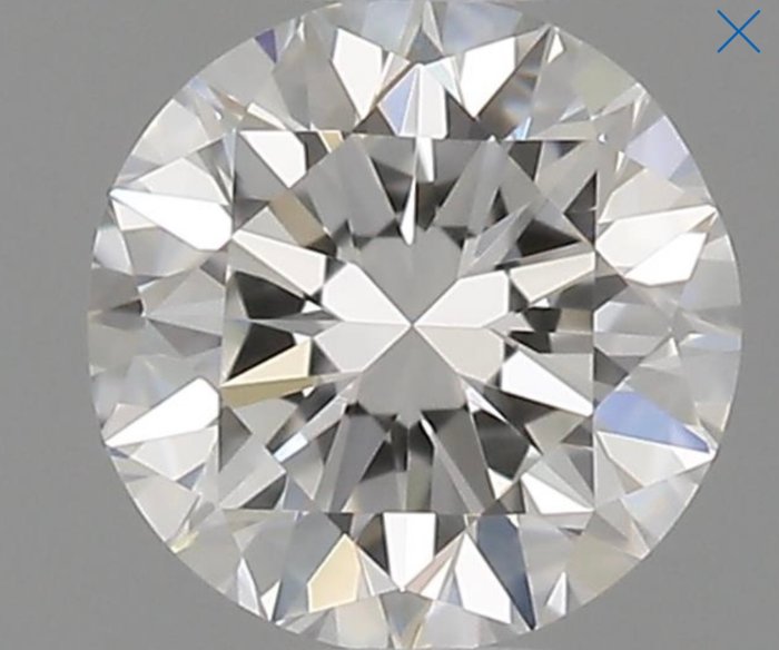 鑽石 - 0.30 ct - 圓形, 明亮型 - E(近乎完全無色) - VVS1