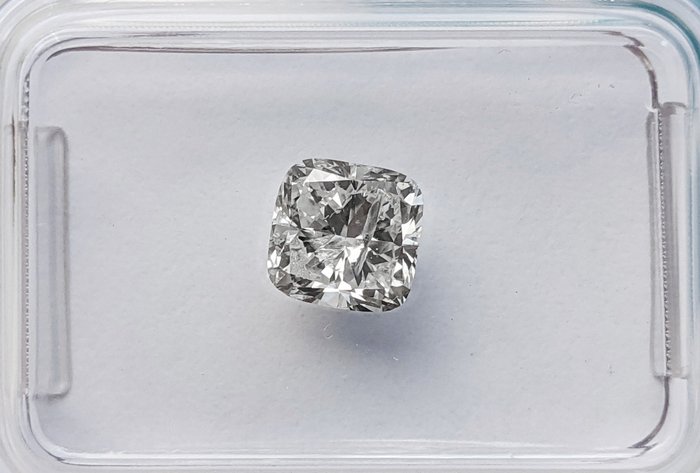 Diamant - 1.00 ct - Kissen - F - I1