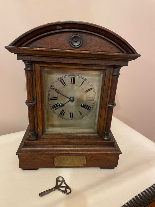 Relojes de mesa/sobremesa - Estilo georgiano - Madera, roble - 1900-1910
