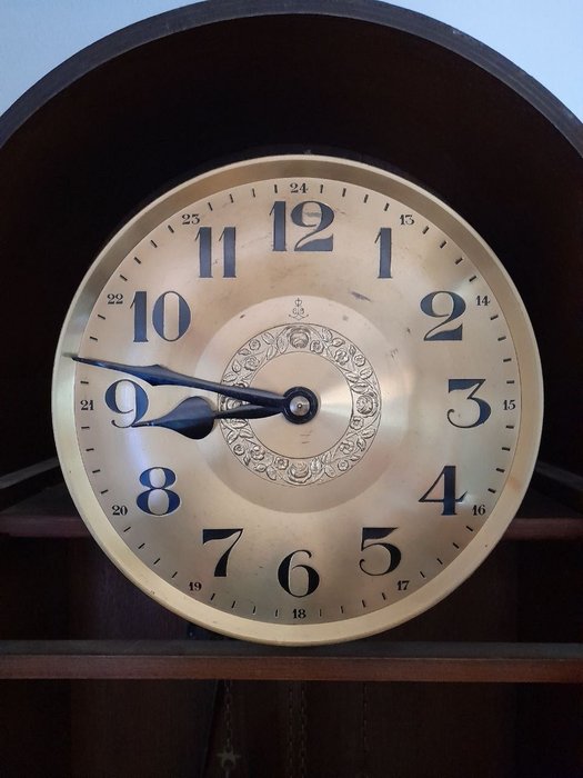 Horloge grand-mère - Gustav Becker -   Bois, chêne - 1930-1940