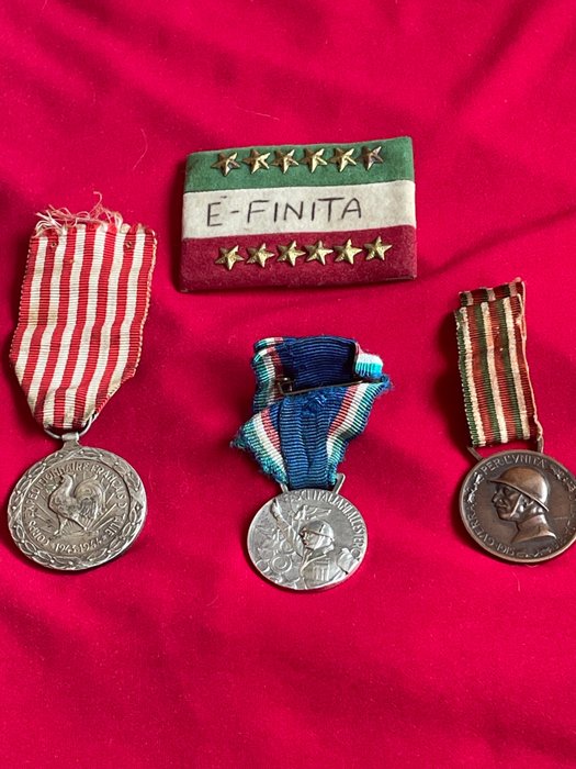 意大利 - 奖章 - Lots of vintage ww2 campaigns and commemorative war medals