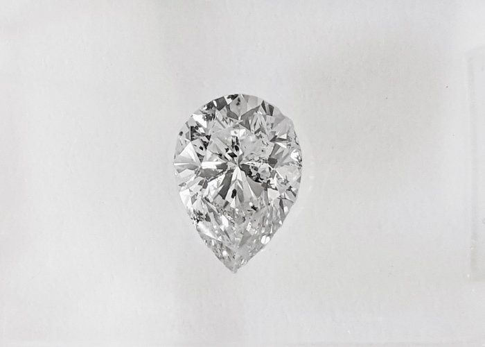 Diamant - 0.98 ct - Poire - G - SI2