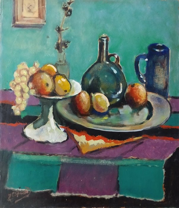 Jan C Speets (1897-1972) - Impressionistisch stilleven