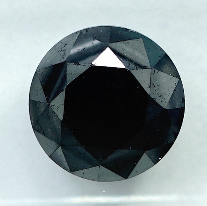 鑽石 - 2.44 ct - 明亮型 - Black - N/A
