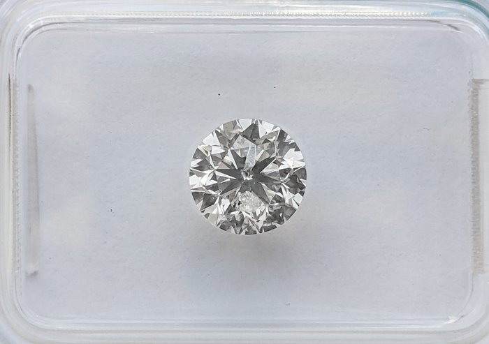鑽石 - 1.00 ct - 圓形 - F(近乎無色) - SI2