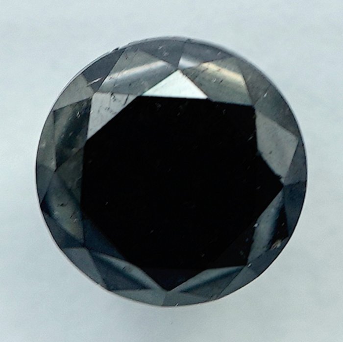 Diamant - 1.70 ct - Brillant - Black - N/A