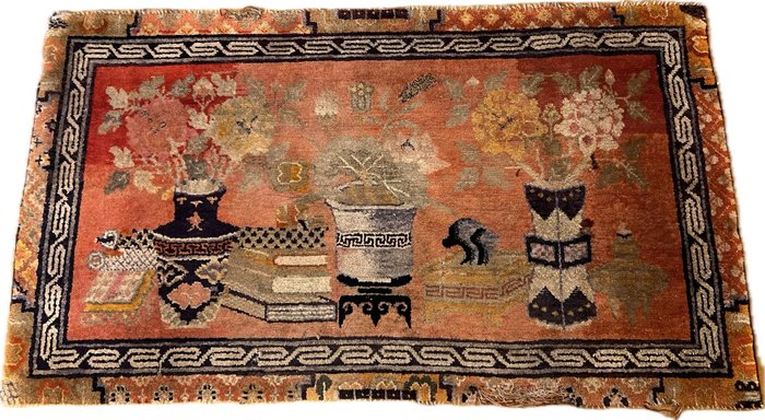 Teppich eines chinesischen Baotou-Gelehrten - China - Qing Dynastie (1644-1911)