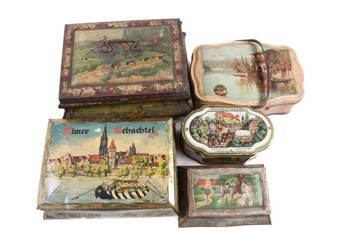 Ulm, Nurnberger, Doria - Tin box (5) - Tin