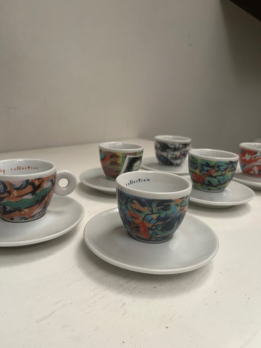 Mitterteich Bavaria for Illy - Nam June Paik - Kaffeetasse (6) - Keramik