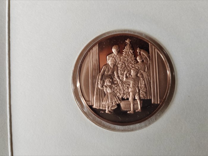 Franklin mint jul og fødsel - Medalje - 1973 